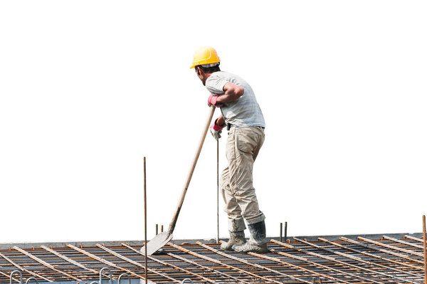 Силуэт строителя
