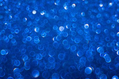Bokeh ile mavi glitter