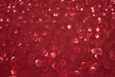 Bokeh ile kırmızı glitter