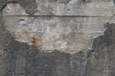 Kısmen ayrılıkçı katmanlı gri Beton arka plan.