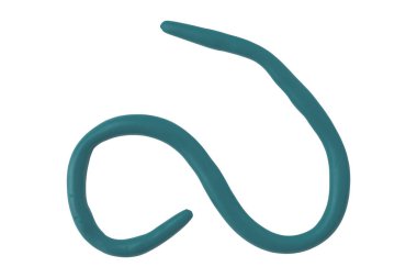 Yeşil plastisite beyaz arka plan üzerinde izole