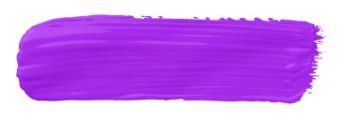 Beyaz arka planda yalıtılmış mor fırça