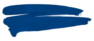 Soyut mavi suluboya arka plan. El çizimi sanatsal stil. Beyaz arkaplanda izole.