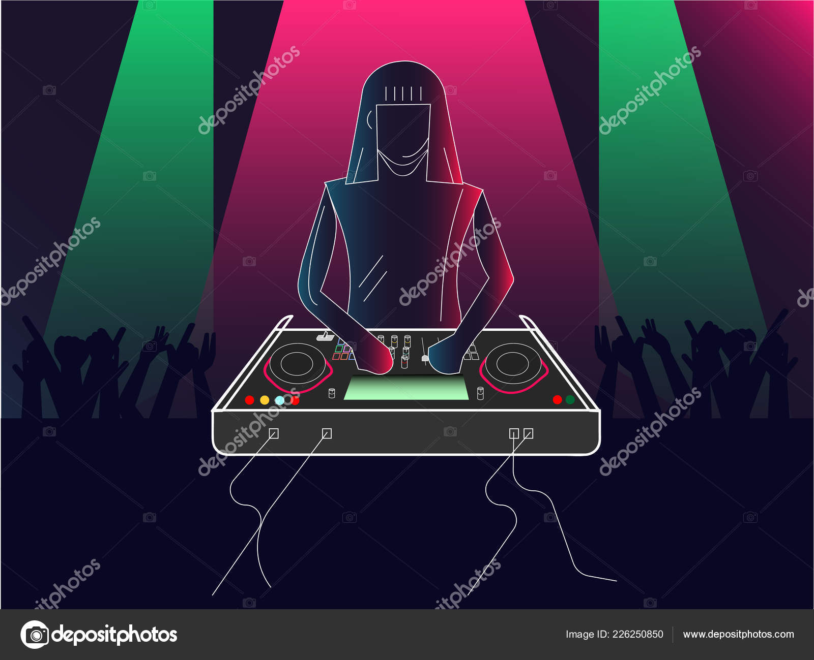 Edm Vector Art Stock Images Depositphotos