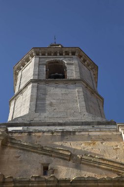 03, Ocak, 2019 Pienza, Toskana, İtalya. Merkezi piazza Duomo hakim.