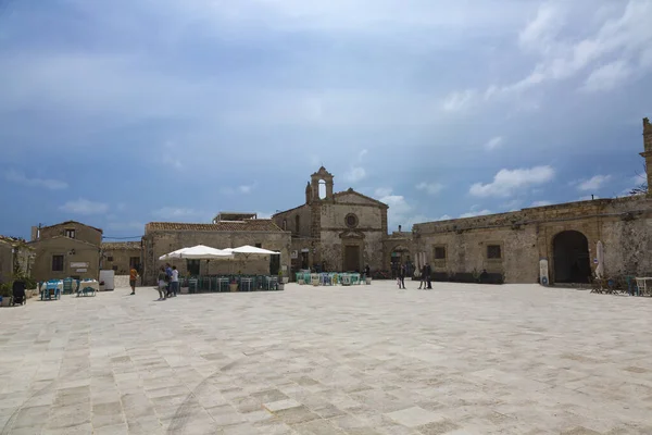Nisan 2019 Marzaemi Syracuse Talya Marzaemi Sicilya Barok Unun Başkenti — Stok fotoğraf