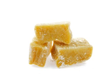 beyaz bir arka plan üzerinde jöle