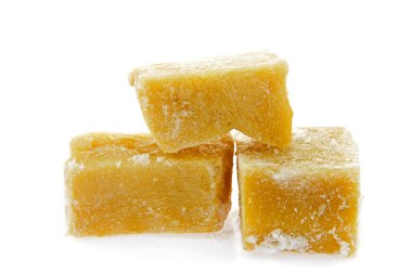 beyaz bir arka plan üzerinde jöle