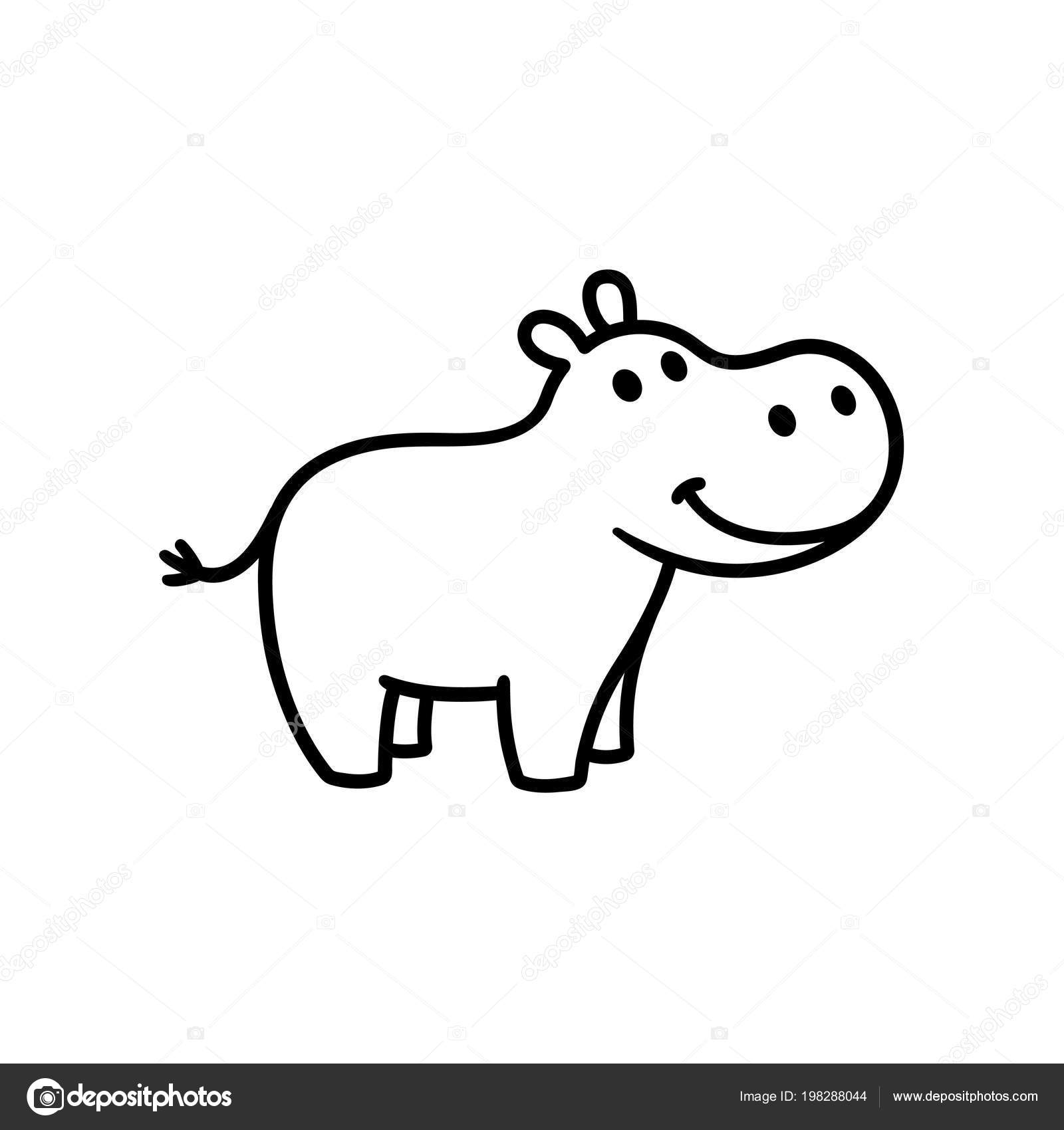 Desenho De Desenho Linha Animal Pequeno Bonito Ai Animal Bonito