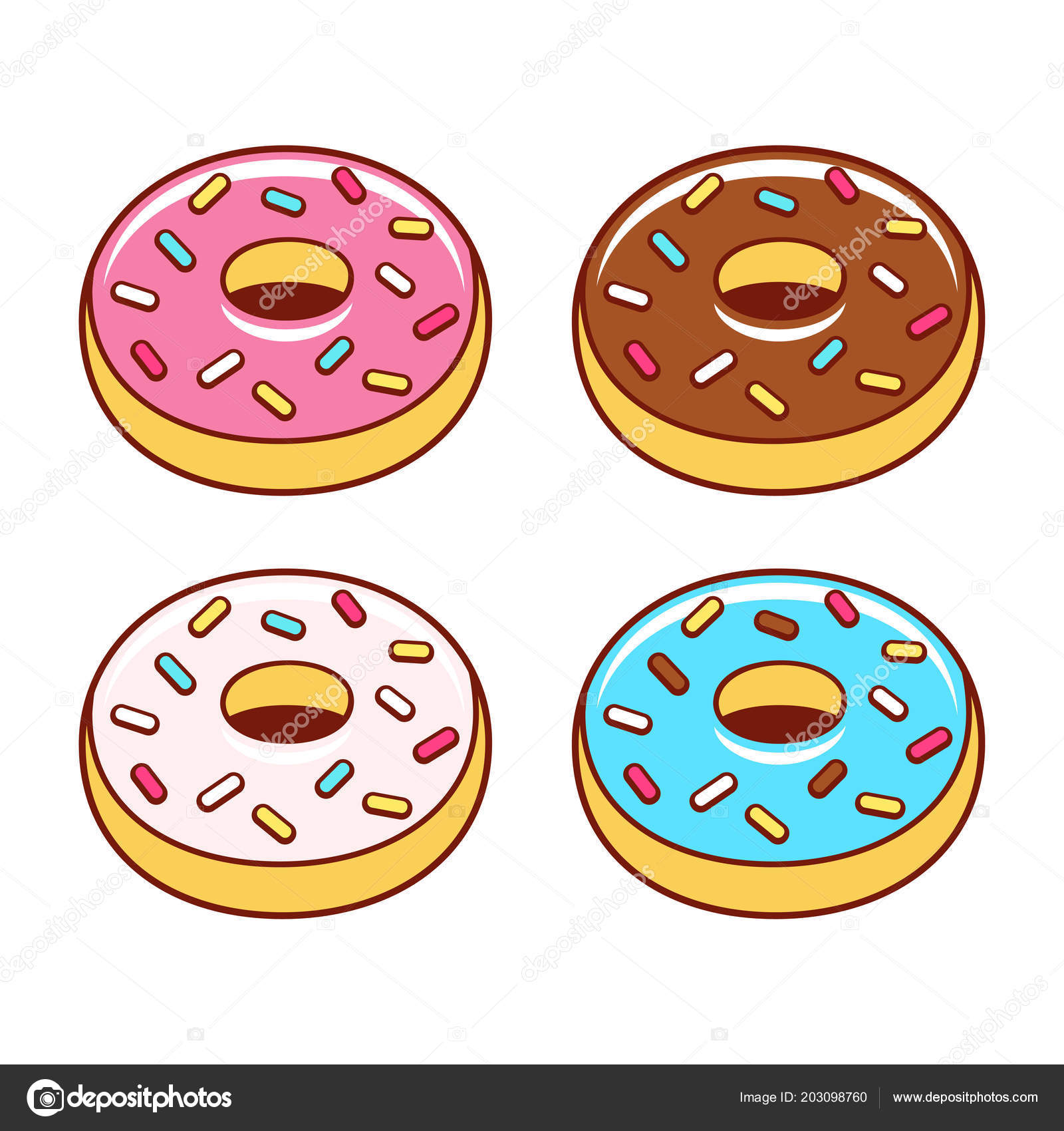 Desenho De Uma única Linha De Donuts Doces Frescos Armazenam
