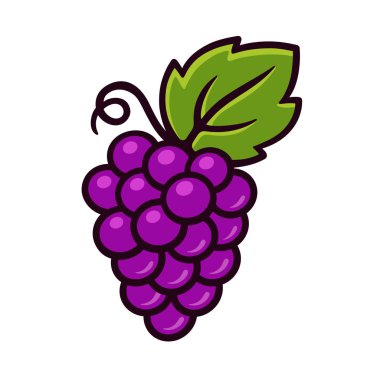 Üzüm asma vektör simge zarif vintage tarzı. Basit ve şık şarap logosu illüstrasyon.