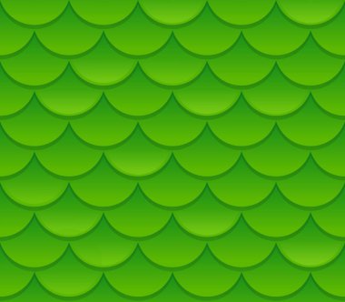 Sorunsuz yeşil sürüngen ölçek doku. Gerçekçi yılan deri desen vektör çizim.