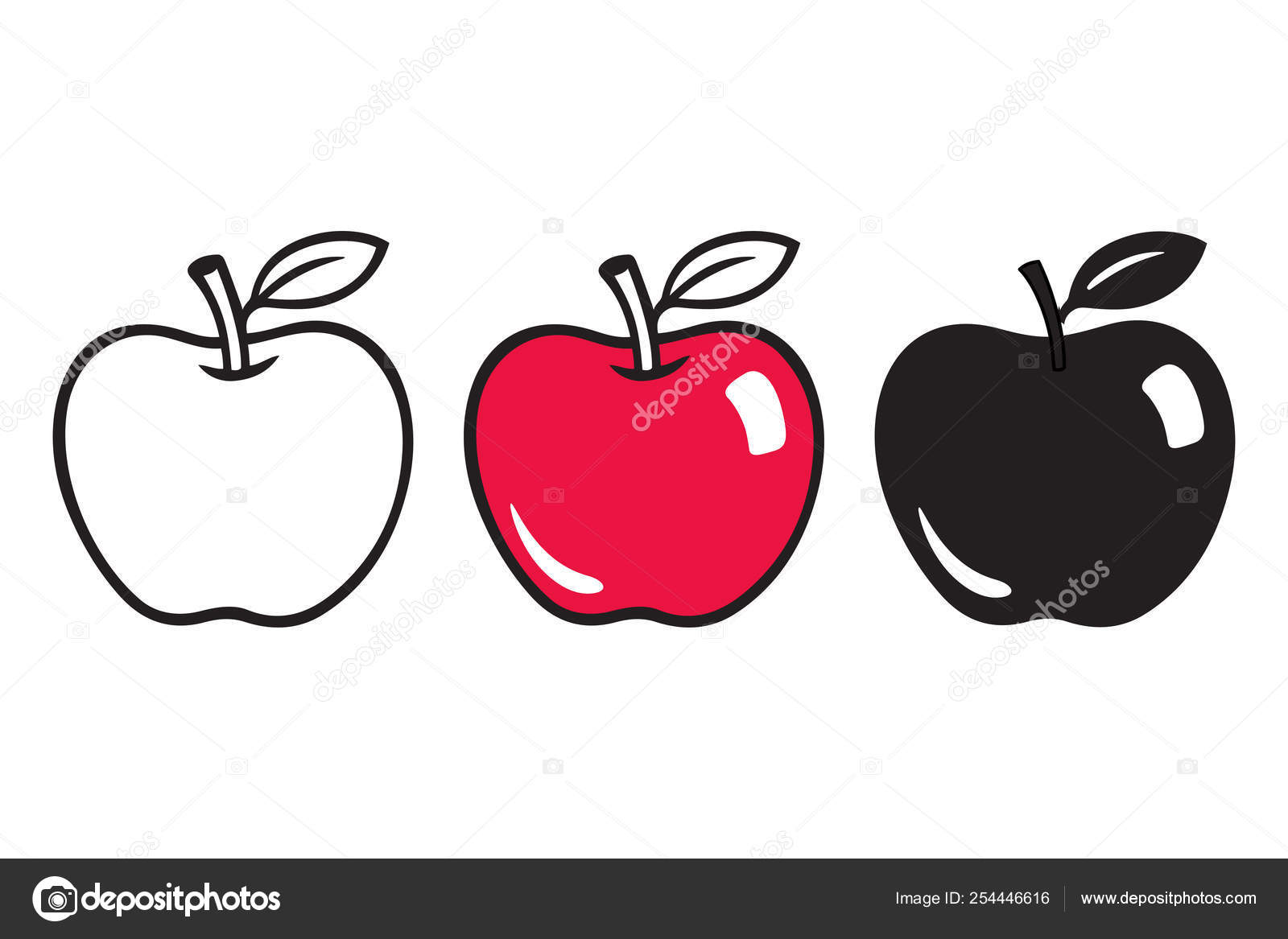 Shiny Apple Logoストックベクター ロイヤリティフリーshiny Apple Logoイラスト ページ 2 Depositphotos