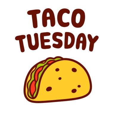 Taco Salı illüstrasyon