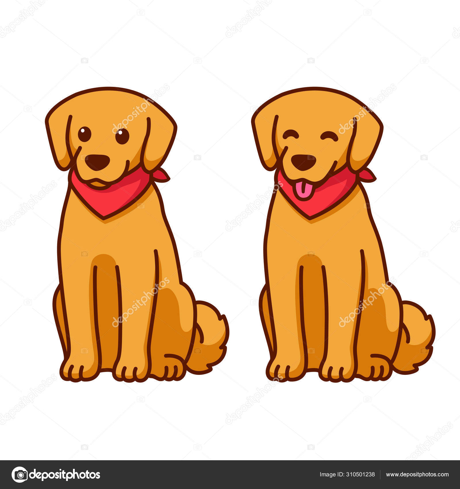 88+ Golden Retriever Cartoon Images