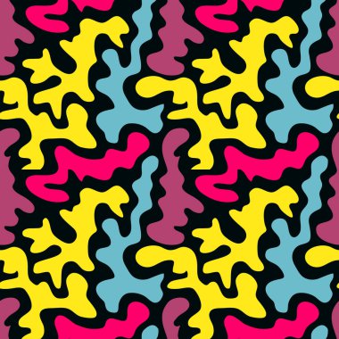 grafiti renkli soyut seamless modeli kalite vektör çizim tasarımınız için stil