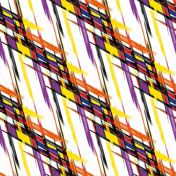 あなたの設計のための色抽象的な幾何学的なシームレス パターン品質ベクトル図 — ストックベクタ
