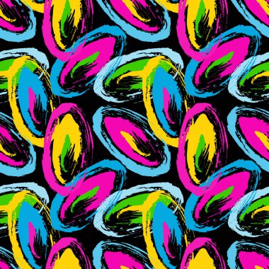 soyut geometrik Dikişsiz desen vektör çizim tasarımınız için renkli