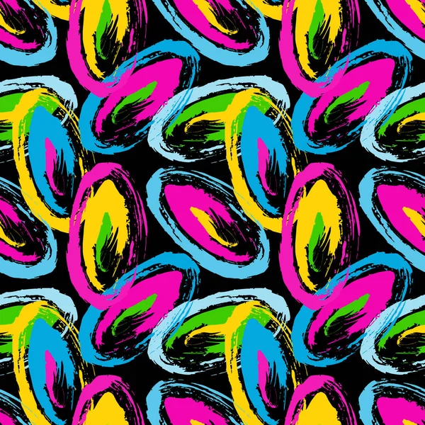 soyut geometrik Dikişsiz desen vektör çizim tasarımınız için renkli