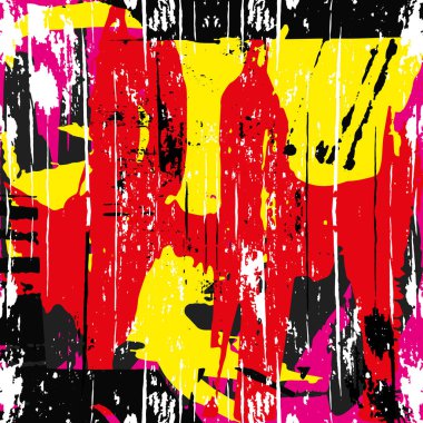 grafiti tarzı kaliteli vektör çizim tasarım için renk desen
