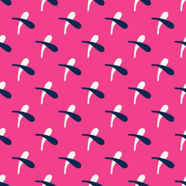 renkli retro soyut Dikişsiz desen bir geometrik tarzı klasik renkli geometrik şekillerle tasarımınız için illüstrasyon vektör