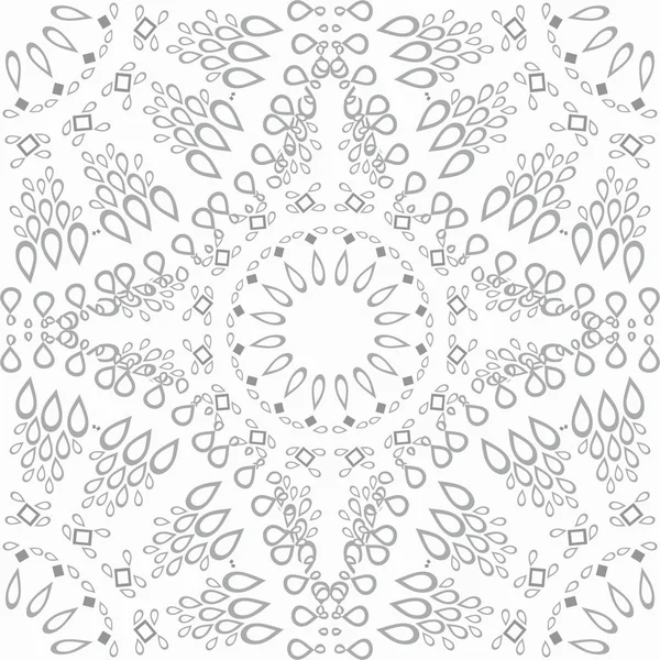 Ornament Beautiful Pattern Mandala Vector Illustration — Stock Vector