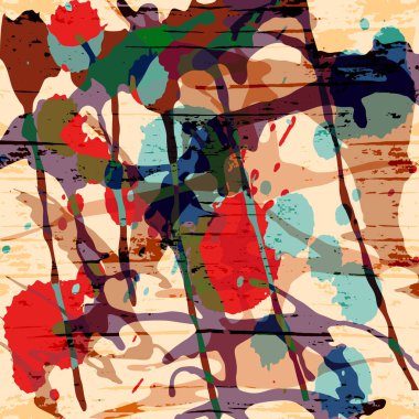 grafiti tarzı kaliteli vektör çizim tasarım için renk desen