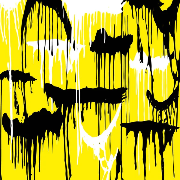 Motif Couleur Abstrait Dans Illustration Vectorielle Qualité Style Graffiti Pour — Image vectorielle