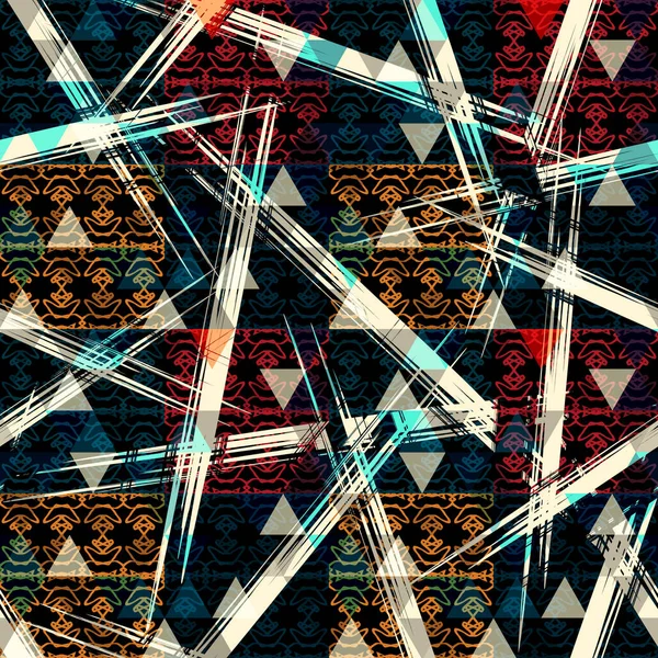 Patrón Color Abstracto Estilo Graffiti Ilustración Vectorial Calidad Para Diseño — Archivo Imágenes Vectoriales