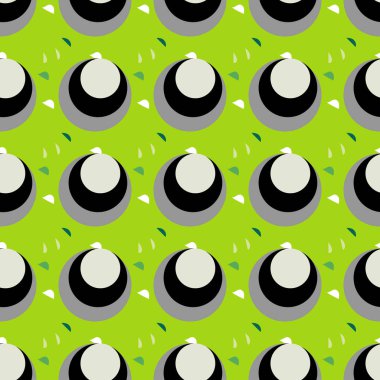 renkli daireler. Kesintisiz geometrik desen illüstrasyon.