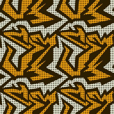 Grunge renkli grafiti seamless modeli