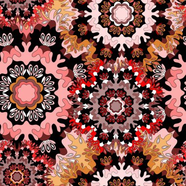 Seamless modeli. Vintage öğeleri şekil