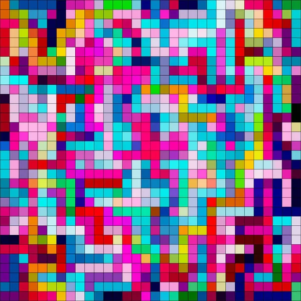 Красиві Маленькі Кольорові Пікселі Безшовний Візерунок — стокове фото