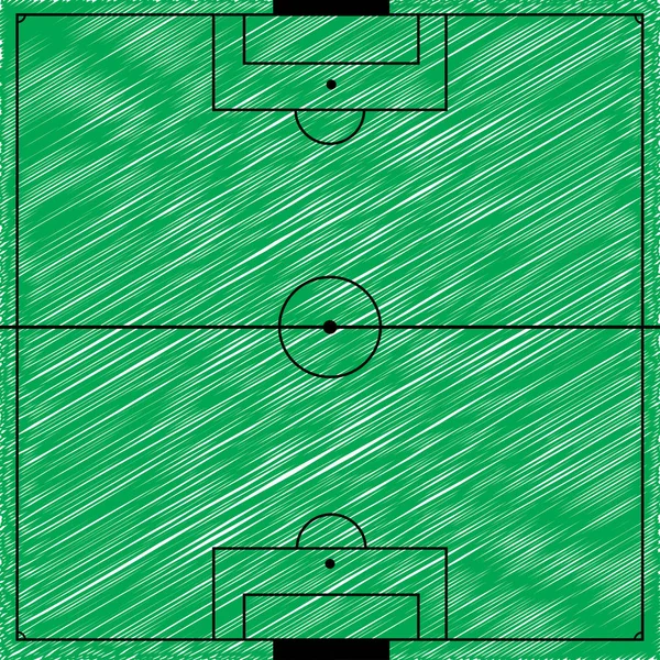 Футбольное Поле Иллюстрация Вашего Дизайна — стоковое фото