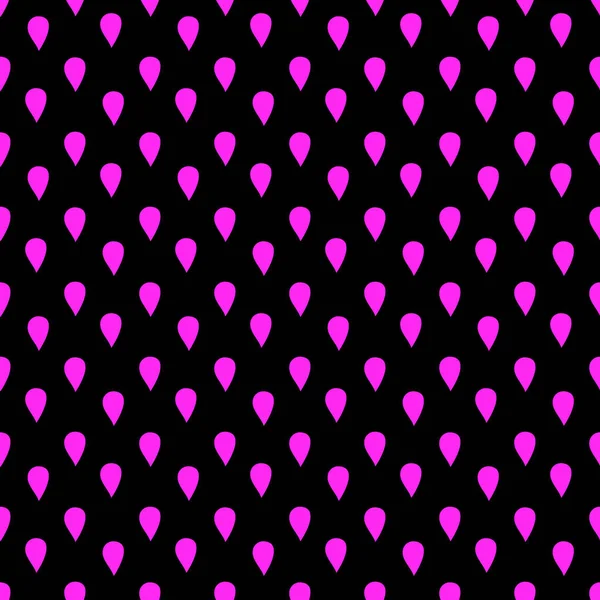 Gotas Cor Rosa Padrão Sem Costura Fundo Escuro — Fotografia de Stock