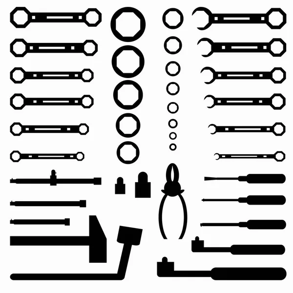 Spanners Symbols Illustration Your Design — Stock Photo, Image