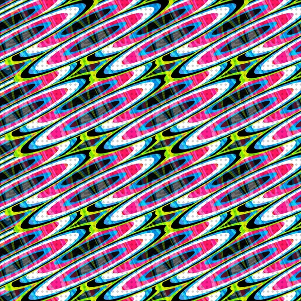 Zarte Farbige Kreise Abstrakte Geometrische Hintergrund Illustration — Stockfoto