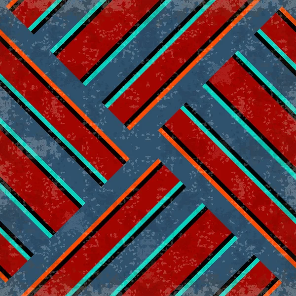 파란색 효과에 빨간색 다각형 — 스톡 사진