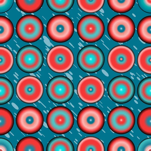 Kreise Muster Abstrakte Illustration — Stockfoto