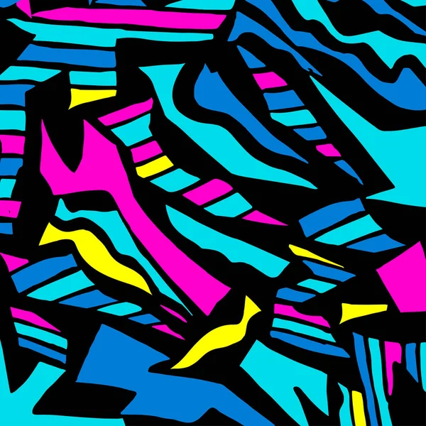 色の抽象的なパターンの落書き — ストック写真