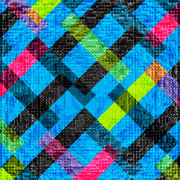Polígonos Coloridos Fundo Azul Resumo Ilustração Geométrica Fundo — Fotografia de Stock