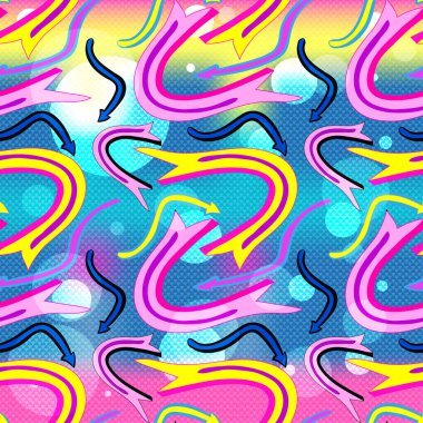 Graffiti arka plan sorunsuz doku telif ücretsiz stok illüstrasyon