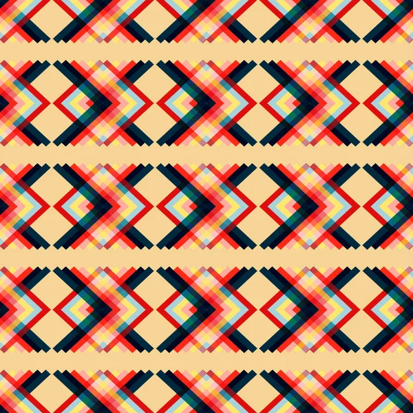 ポリゴンのサイケデリックな色の幾何学的な背景のピクセル — ストック写真