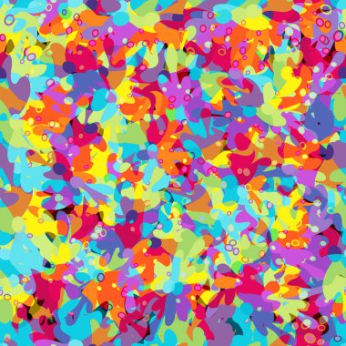 Güzel soyut nazik grafiti desen illüstrasyon