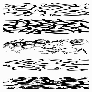 güzel siyah grafiti afiş koleksiyonu