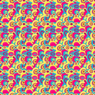 retro tarzı seamless modeli çevrelerinde