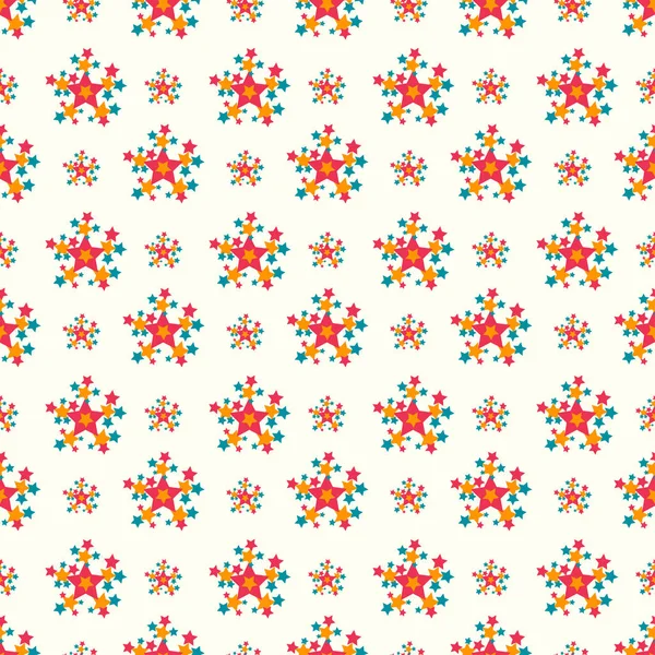 stars on a light background seamless pattern