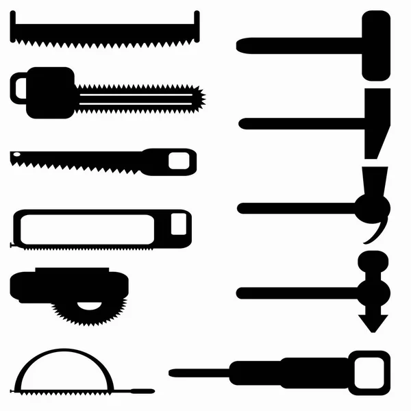 Saws Hammers Symbols Illustration — Stock Photo, Image