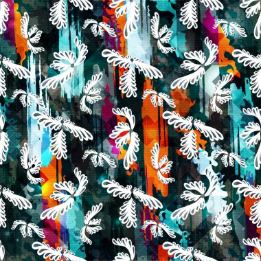 grafiti tarzı kaliteli illüstrasyon tasarımınız için renk desen