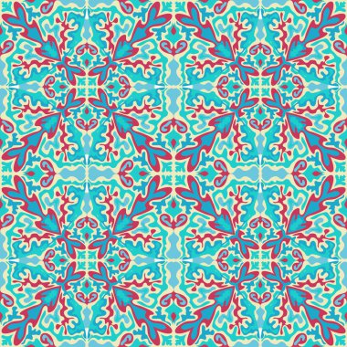 Tasarımınız için dikişsiz desen illüstrasyon soyut